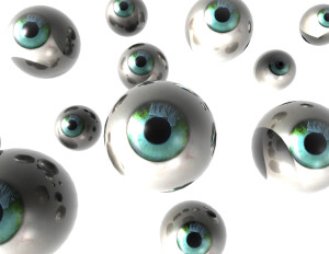 digital visualization of eyes